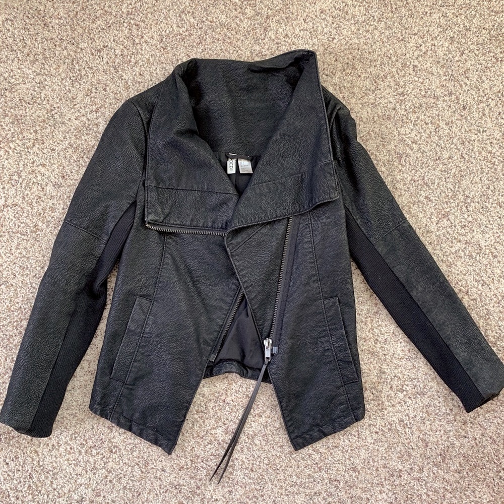 Faux Leather Jacket